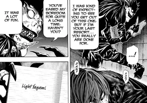 Light and Ryuk Death Note