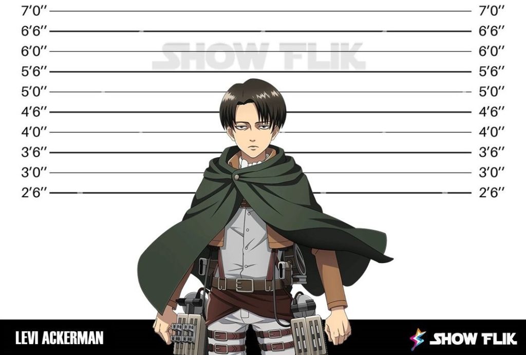 Levi Ackerman height 